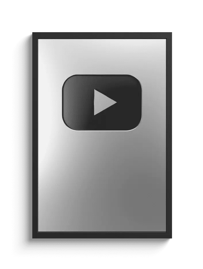 YouTube Silver Play Button